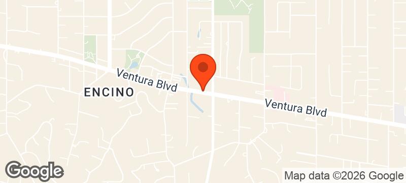 Map of where Fleet Feet Encino meets