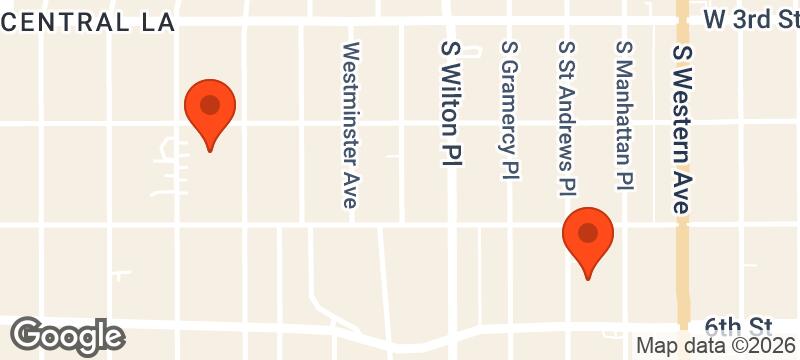 Map of where Koreatown Run Club meets