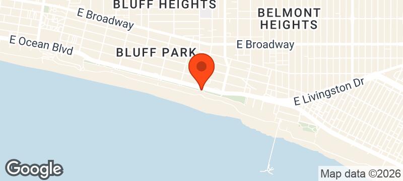 Map of where Long Beach Run Club meets