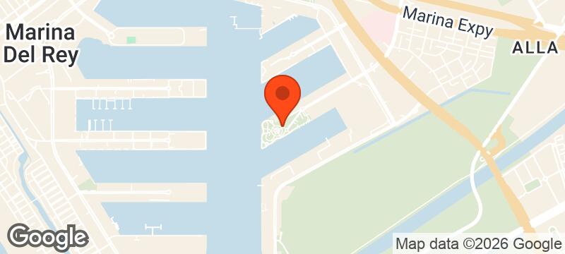 Map of where Marina del Rey Run Club meets