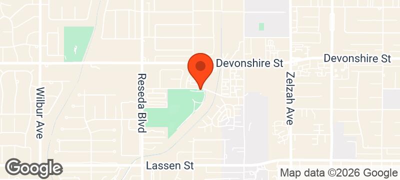 Map of where Northridge Run Club meets