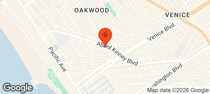 Map of where On Run Club LA Abbot Kinney meets