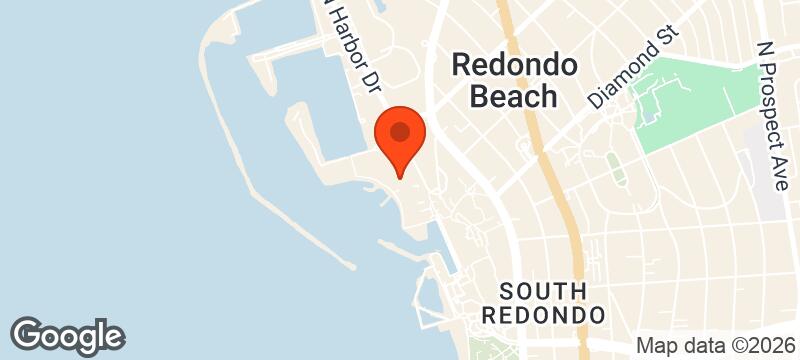 Map of where Redondo Run Club meets