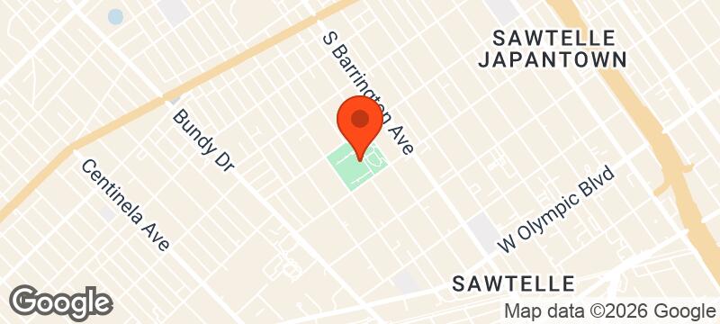 Map of where Sawtelle Run Club meets