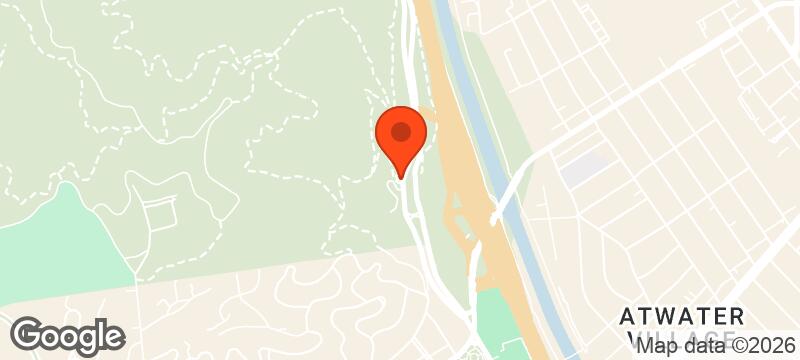 Map of where Sol Cal Striders meets