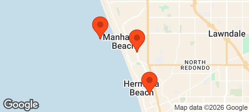 Map of where South Bay Runners Club meets
