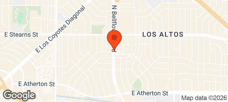 Map of where Sports Basement Long Beach Run Club meets