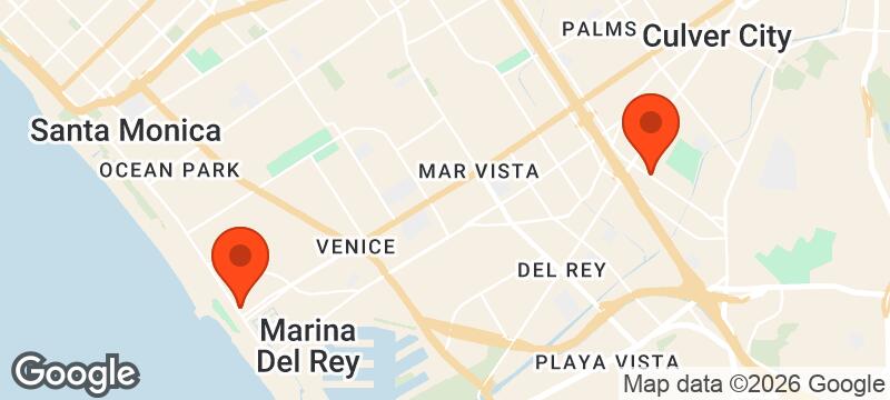 Map of where Venice Run Club (VRC) meets